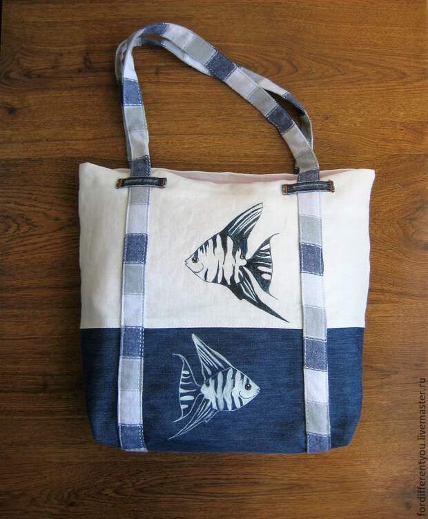 Создаем стильную сумку «Море зовет» своими руками, фото № 16
