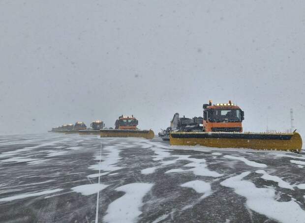 Аэропорты Москвы обслужили 320 рейсов несмотря на сильный снегопад и ветер