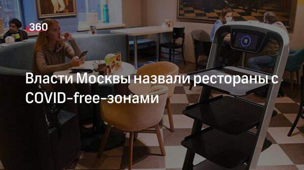 Власти Москвы назвали рестораны с COVID-free-зонами