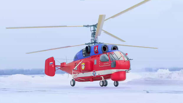 Авиапарк Москвы пополнился новым пожарным вертолетом Ка-32