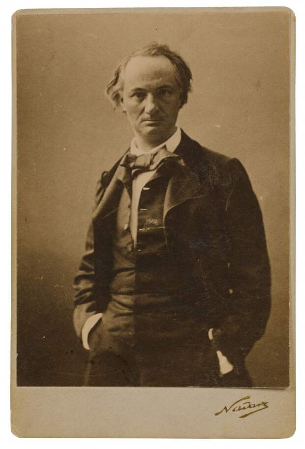 Шарль Бодлер. Портрет работы Надара, 1855 год