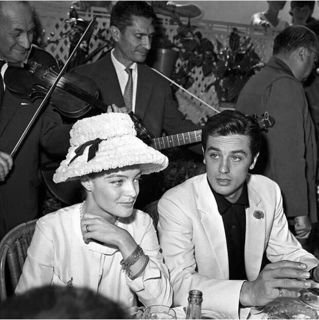 Роми Шнайдер и Ален Делон на Каннском кинофестивале 1962 г.  история, фото, это интересно
