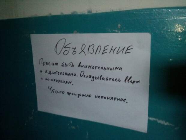 Смелые, но забавные объявления Смелые, но забавные объявления