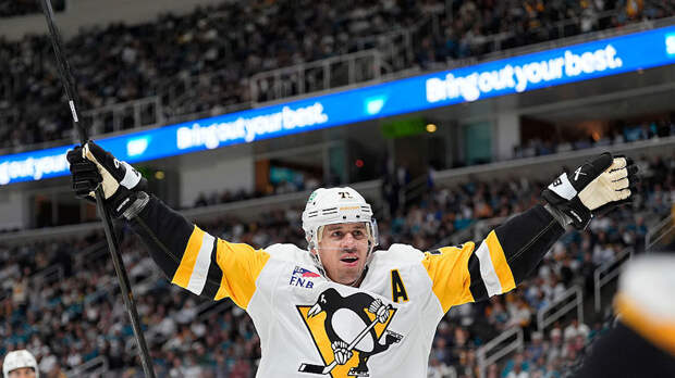 Малкин вошёл в топ-10 игроков в истории НХЛ по количеству передач за один клуб