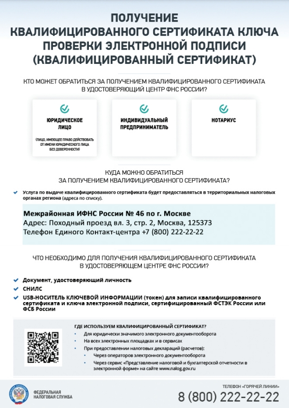Инструкция: как получить квалифицированный сертификат ключа проверки электронной подписи