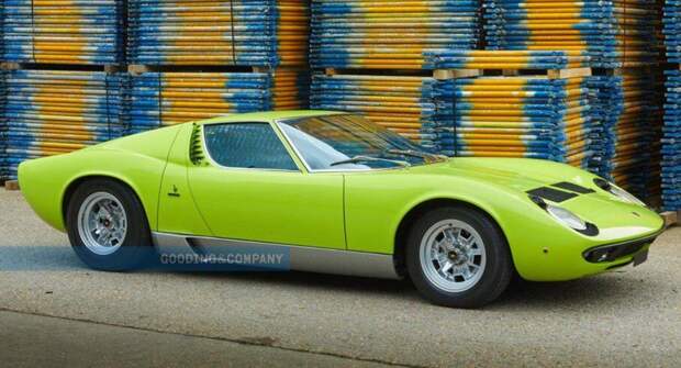 Очень редкую Lamborghini Miura планируют пустить с молотка за 104 миллиона рублей