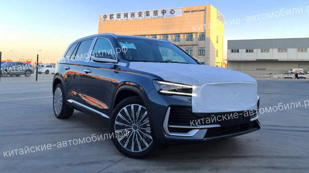 Обновленные Geely Monjaro уже едут из Китая в Россию: машины сняли на фото