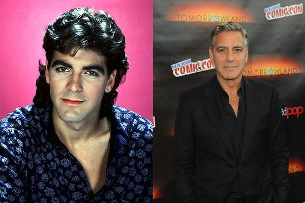 Джордж Клуни в 1985 и наши дни голливуд, интересно, кино, фото