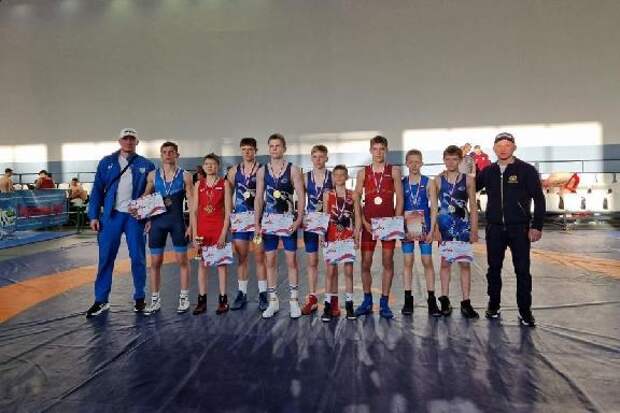 Тамбовчане завоевали 11 медалей на первенстве Липецкой области по греко-римской борьбе
