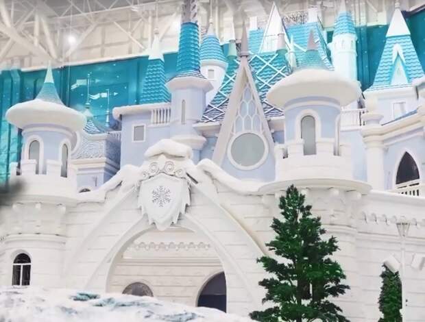 снежное царство, остров мечты, замок снежной королевы