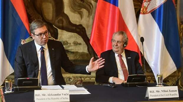 В ходе визита президента Сербии Александра Вучича в Чехию президент этой страны Милош Земан...