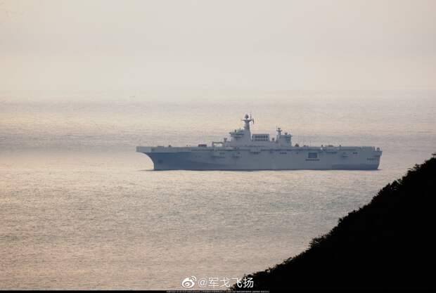 Второй вертолетоносец Type 075 после ходовых испытаний