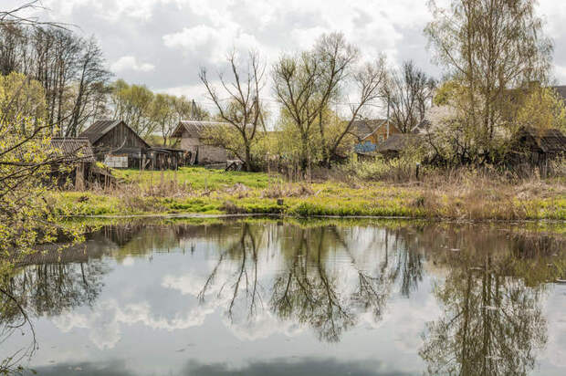 В деревне весной Деревня, Весна, Россия, Природа, Красота, Фотография, Длиннопост