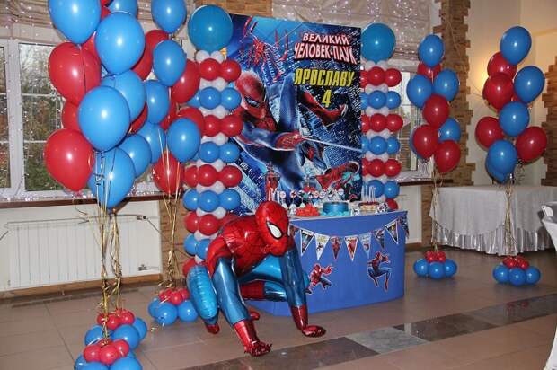 День рождения в стиле «Человек-паук»