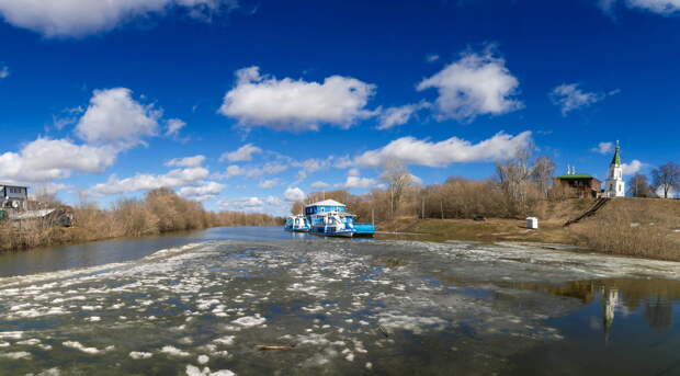 Уровень воды в Оке у Рязани вырос на 35 см за сутки, появились свежие данные