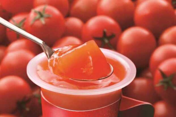 Желе из помидоров. \ Фото: morimoto-recruit.com.
