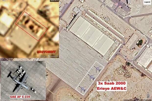 MWM: Самый ценный самолет ВВС ОАЭ уничтожен иранским ударом