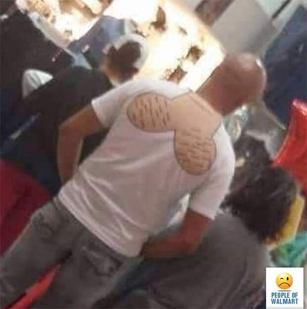 Та самая голова walmart, америка, люди, магазин, мода, одежда, чудики, юмор