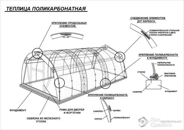 Уход за теплицей из поликарбоната