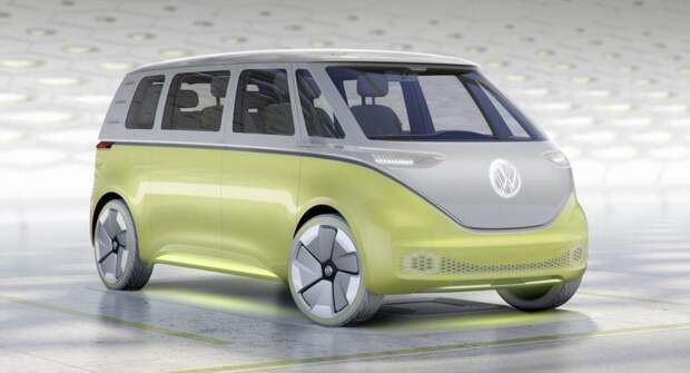Появились первые снимки салона электровэна Volkswagen ID. Buzz