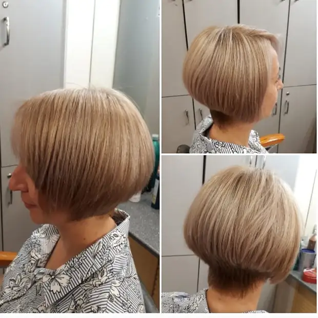 Каре на ножке вид сзади и спереди фото 5