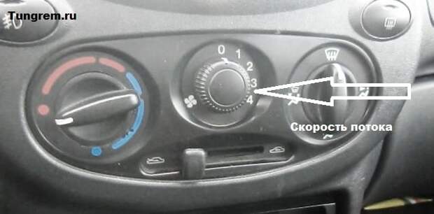 Регулятор скорости печки Калина