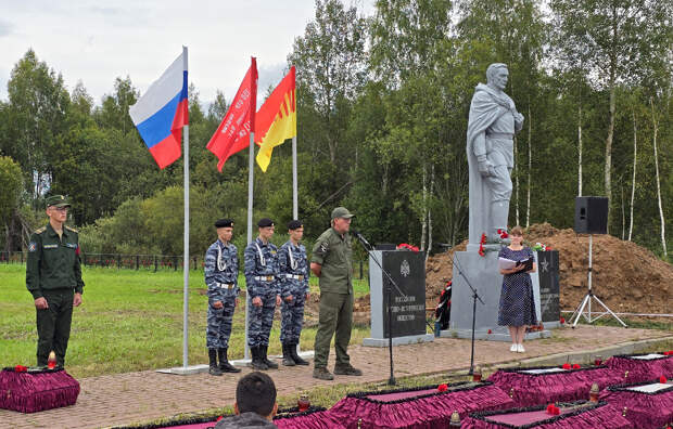 В Зубцовском округе состоялась церемония перезахоронения останков 367 советских бойцов