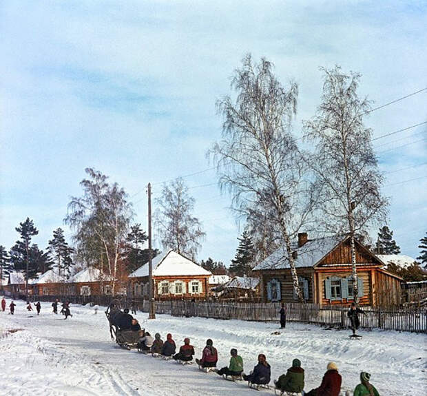 Зима в советских ретро-фотографиях