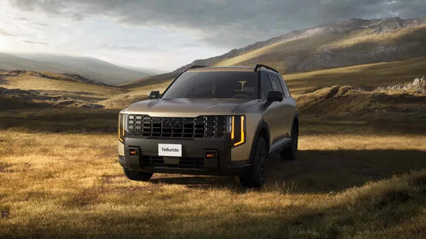 Новейший внедорожник Kia Telluride 2027 оценили в 41 тыс. долларов (3,25 млн рублей), он оказался дешевле Honda Pilot