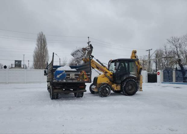 В Астрахани за сутки выпала месячная норма снега