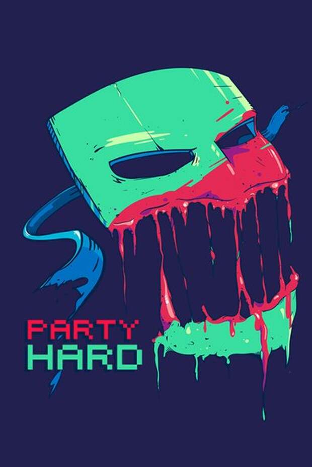 Party hard me. Party hard (игра). Пати киллер. Пати Хард арты. Party hard обои.
