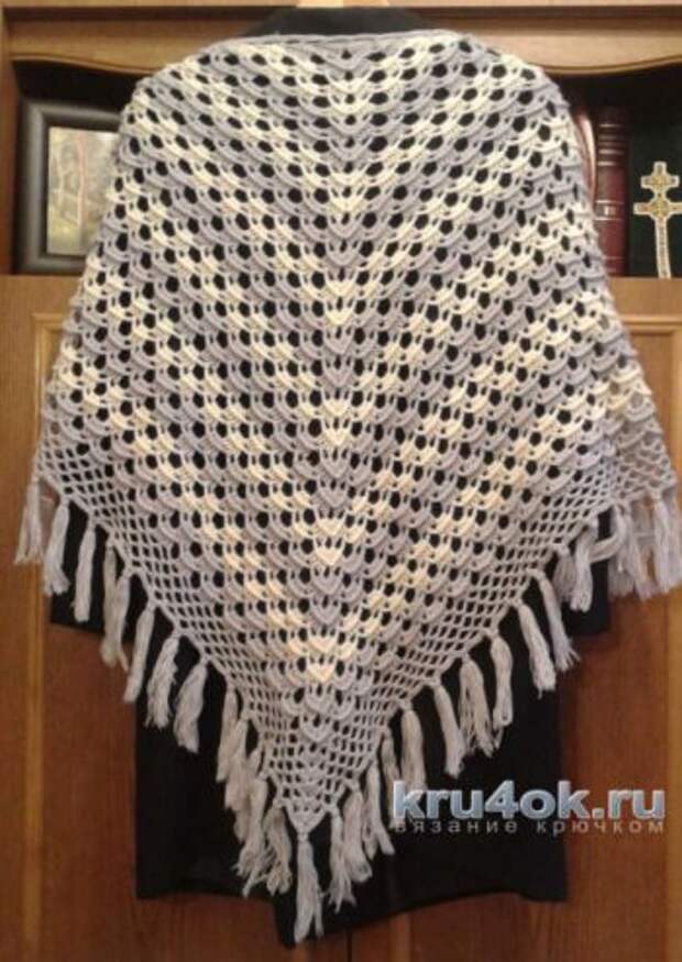 Бесплатные схемы вязанных крючком шалей