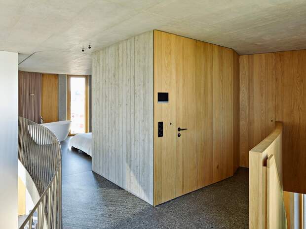 Жилой дом округлой формы в Швейцарии