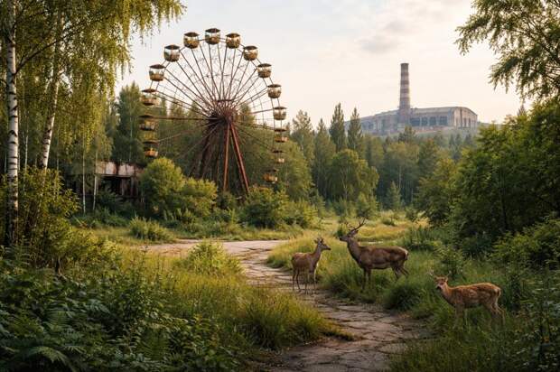 Мертвая Припять ожила без людей и это выглядит страшнее катастрофы