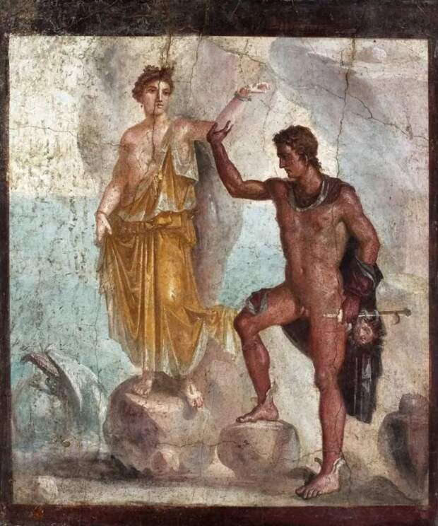 Персей освобождает Андромеду, Помпеи, 62−79 гг. 