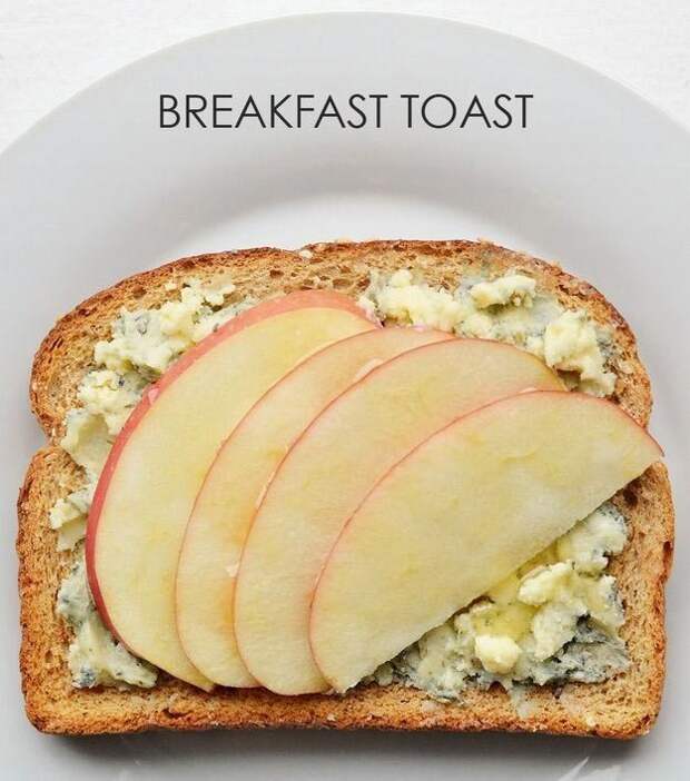 Варианты тостов на завтрак