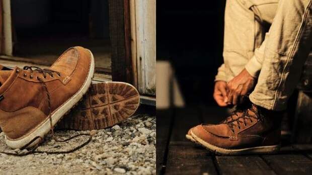 Huckberry x Danner Logger Moc 917 boots