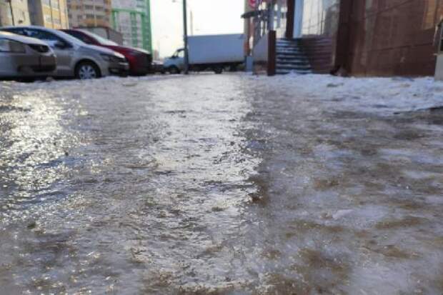 В ближайшие часы на территории Тамбовской области ожидается гололёд