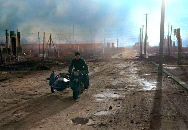 Город Рованиеми, Октябрь 1944 года.