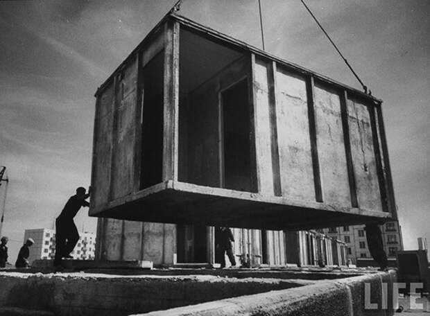Как строили “хрущевки” в 1963 году