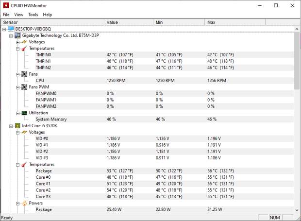 cpuid hwmonitor windows 10 monitoring tool