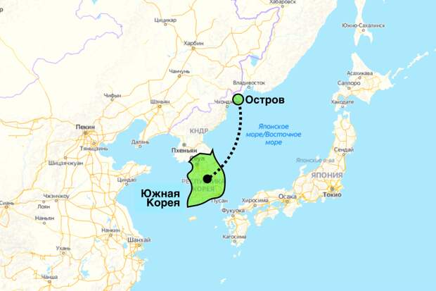 Как корейский остров Ноктундо стал русским Оленьим. Почему его требуют назад