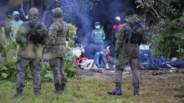 В Белоруссии рассказали об обратившихся за медпомощью мигрантах на границе страны