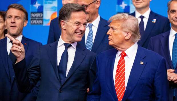 Марк Рютте и Дональд Трамп