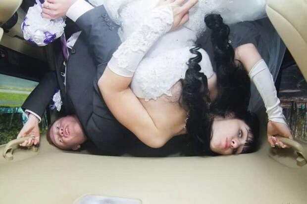 Смешные свадебные фото