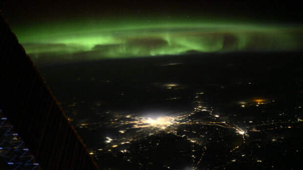 «Роскосмос» опубликовал фото ночного Санкт-Петербурга с борта МКС