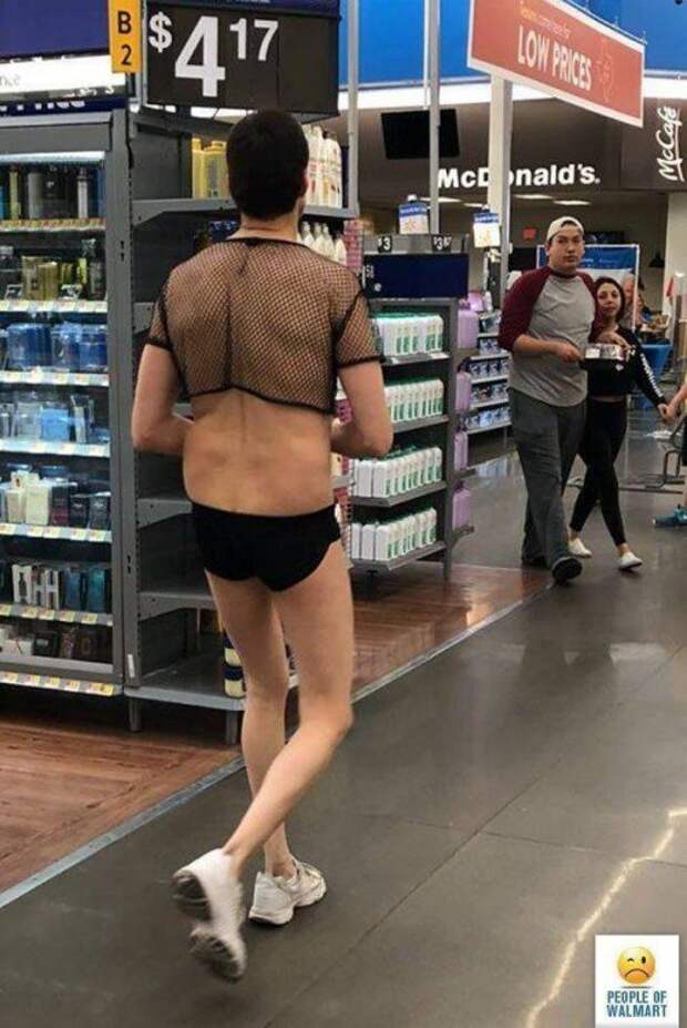 Жарко! walmart, америка, люди, магазин, мода, одежда, чудики, юмор
