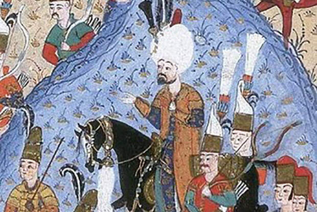Султан Сулейман во время третьей осады Родоса.