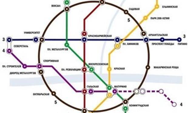 Схема метро в вологде - 96 фото