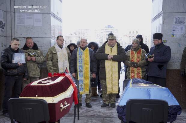 8 декабря 2016 г. Похороны правосеков Мицишина и Покидченко